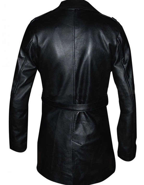 Chicago P.D Erin Lindsay Black Leather Coat