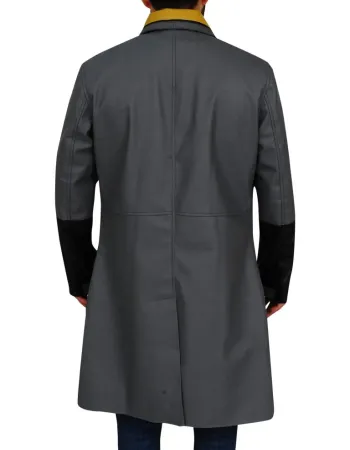 Detroit Become Human Markus Android RK200 Cosplay Black Leather Coat