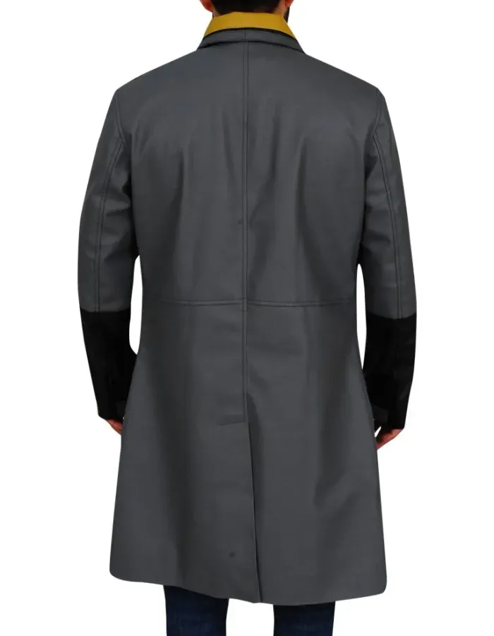 Detroit Become Human Markus Android RK200 Cosplay Black Leather Coat Detroit Become Human Markus Android RK200 Cosplay Black Leather Coat