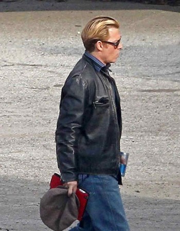 Charles Mortdecai Johnny Depp Movie Black Leather Jacket Charles Mortdecai Johnny Depp Movie Black Leather Jacket
