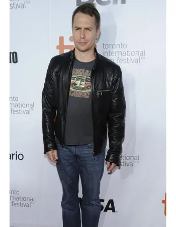 Craig Laggies Movie Sam Rockwell Leather Jacket
