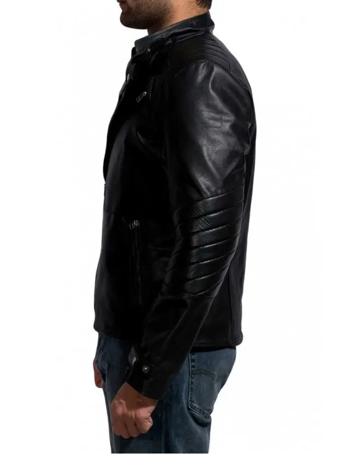David Beckham Motorcycle Leather Jacket
