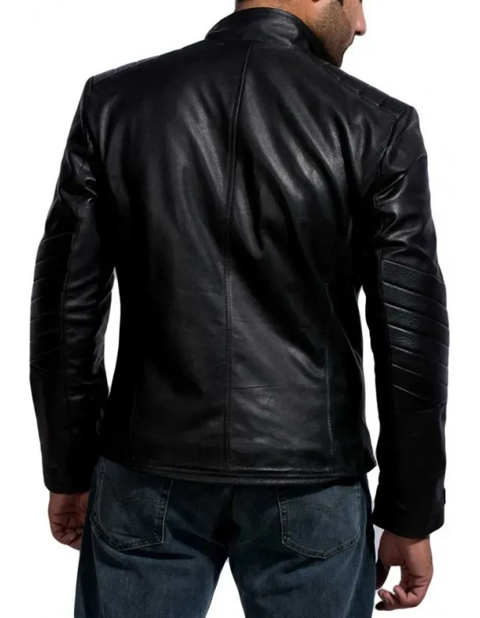 David Beckham Motorcycle Leather Jacket