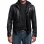 Paul Walker Black Hoodie Leather Jacket