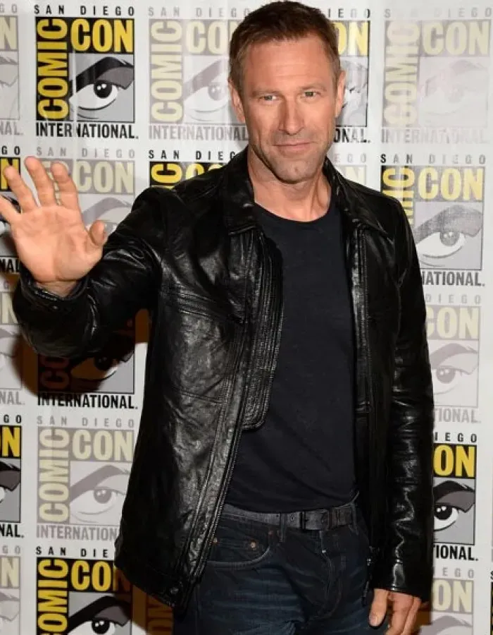 Aaron Adam Eckhart Frankenstein Leather Jacket