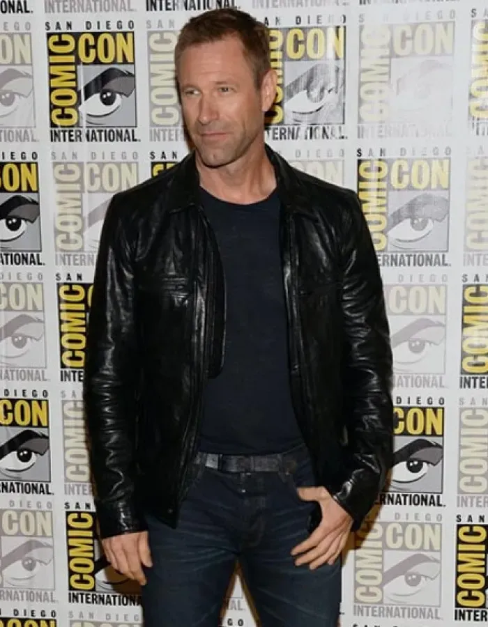 Aaron Adam Eckhart Frankenstein Leather Jacket