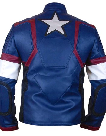 Captain America First Avenger Chris Evans Costume Jacket Captain America First Avenger Chris Evans Costume Jacket