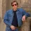 Once Upon a Time in Hollywood Brad Pitt Cliff Booth Blue Denim Jacket