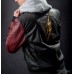 JUSTICE LEAGUE MOVIE THE FLASH LEATHER HOODED JACKET