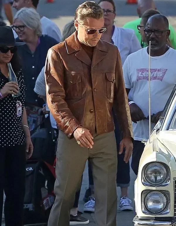 Once Upon a Time in Hollywood Leonardo DiCaprio Leather Jacket