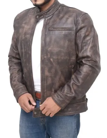 LUCAS TILL ANGUS MACGYVER DISTRESSED JACKET
