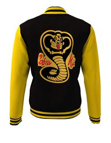 MOLETOM KARATE KID COLLEGE COBRA KAI JACKET