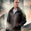 Justice League Unite The League Brown Fur Collar Bomber Leather Jacket