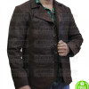 Copper Kevin Corcoran Tom Weston Jones Leather Trench Coat Copper Kevin Corcoran Tom Weston Jones Leather Trench Coat
