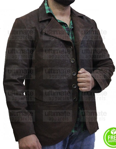 Copper Kevin Corcoran Tom Weston Jones Leather Trench Coat Copper Kevin Corcoran Tom Weston Jones Leather Trench Coat