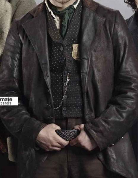 Copper Kevin Corcoran Tom Weston Jones Leather Trench Coat Copper Kevin Corcoran Tom Weston Jones Leather Trench Coat