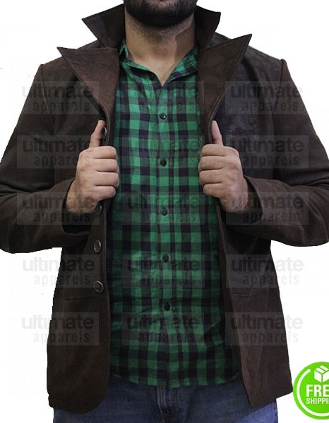 Copper Kevin Corcoran Tom Weston Jones Leather Trench Coat Copper Kevin Corcoran Tom Weston Jones Leather Trench Coat