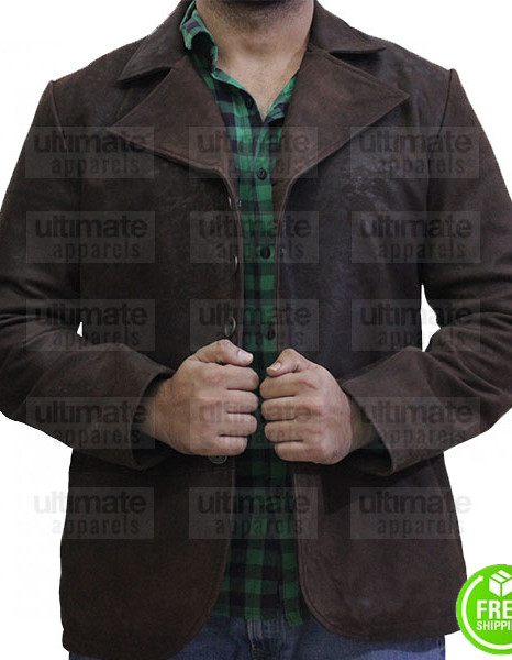 Copper Kevin Corcoran Tom Weston Jones Leather Trench Coat Copper Kevin Corcoran Tom Weston Jones Leather Trench Coat