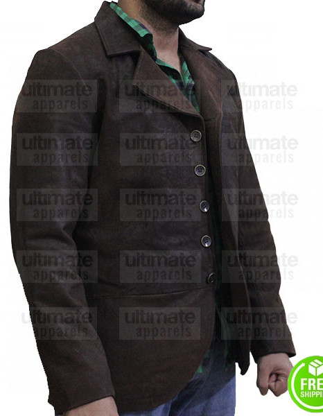 Copper Kevin Corcoran Tom Weston Jones Leather Trench Coat Copper Kevin Corcoran Tom Weston Jones Leather Trench Coat