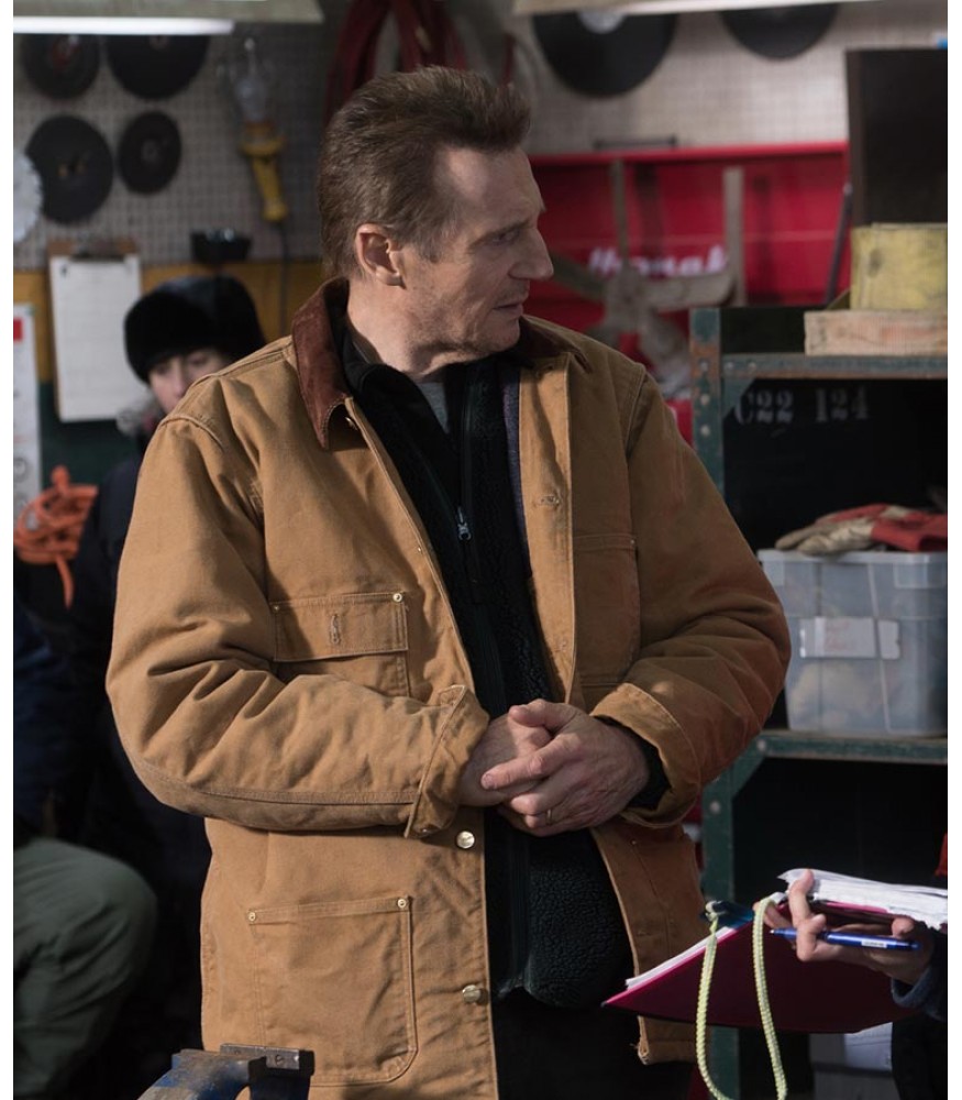 Liam Neeson Cold Pursuit Nels Brown Cotton Jacket