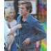 Once Upon a Time in Hollywood Brad Pitt Cliff Booth Blue Denim Jacket