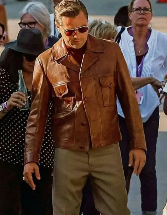 Once Upon a Time in Hollywood Leonardo DiCaprio Leather Jacket