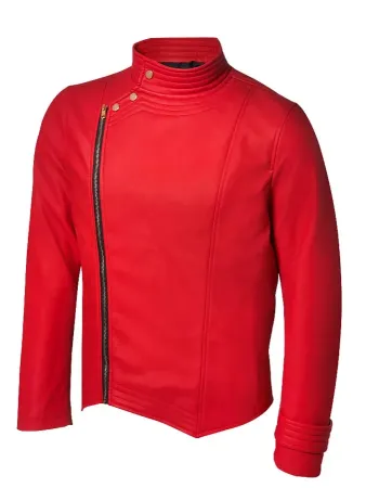 WWE Shinsuke Nakamura Red Leather Jacket WWE Shinsuke Nakamura Red Leather Jacket