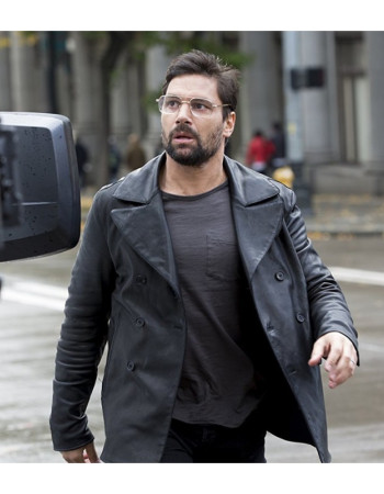 Beta Test Manu Bennett (Creed) Black Leather Jacket