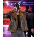 Dark Brown Shearling Dean Ambrose Jacket