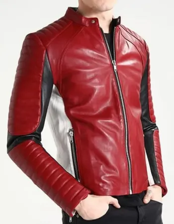 Freddie Mercury Bohemian Rhapsody Red Leather Jacket
