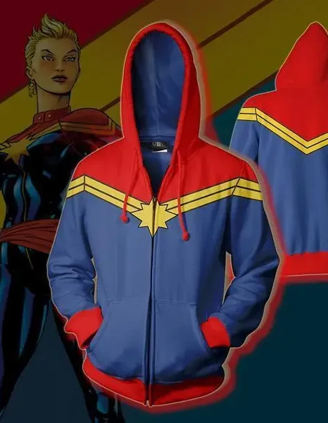Captain Marvel Carol Danvers Hoodie