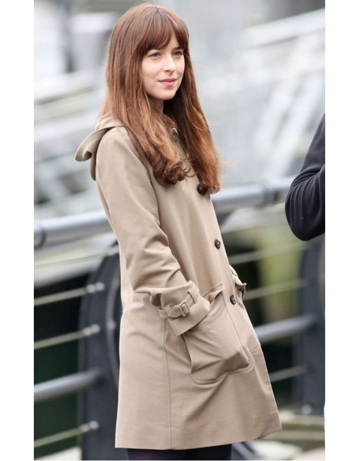 Fifty Shades Darker Anastasia Steele Trench Coat