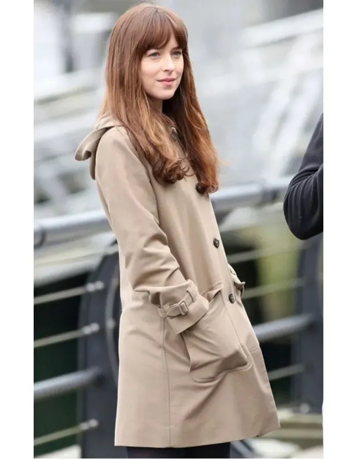 Fifty Shades Darker Anastasia Steele Trench Coat