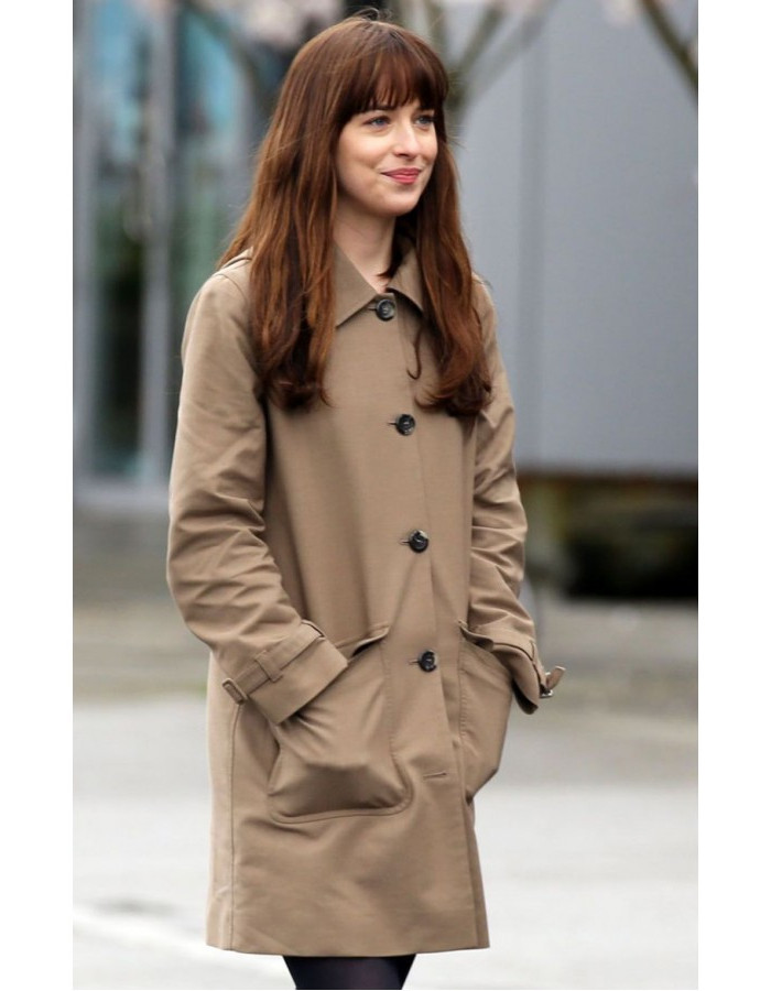 Fifty Shades Darker Anastasia Steele Trench Coat Fifty Shades Darker Anastasia Steele Trench Coat