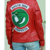 Riverdale Southside Serpents Womens Cheryl Blossom Biker Black Leather Jacket
