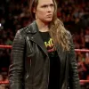 RONDA ROUSEY WWE BLACK MOTORCYCLE LEATHER JACKET RONDA ROUSEY WWE BLACK MOTORCYCLE LEATHER JACKET