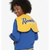 Riverdale R Logo Cheer Girls Blue Bomber Cotton Hoodie Varsity Jacket Riverdale R Logo Cheer Girls Blue Bomber Cotton Hoodie Varsity Jacket