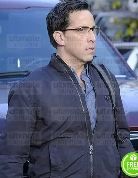 24 LEGACY DAN BUCATINSKY (ANDY SHALOWITZ) BLUE COTTON JACKET