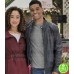 A CHRISTMAS DUET ROME FLYNN (JESSE COLLINS) LEATHER JACKET