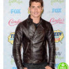 A CINDERELLA STORY CHRISTMAS WISH GREGG SULKIN BROWN BIKER LEATHER JACKET A CINDERELLA STORY CHRISTMAS WISH GREGG SULKIN BROWN BIKER LEATHER JACKET