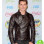 A CINDERELLA STORY CHRISTMAS WISH GREGG SULKIN BROWN BIKER LEATHER JACKET