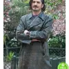 A PERFECT DAY FEDJA STUKAN (DAMIR) DISTRESSED LEATHER COAT