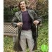 A PERFECT DAY FEDJA STUKAN (DAMIR) DISTRESSED LEATHER COAT