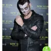 ADAM LAMBERT HALLOWEEN PARTY BLACK BIKER LEATHER JACKET