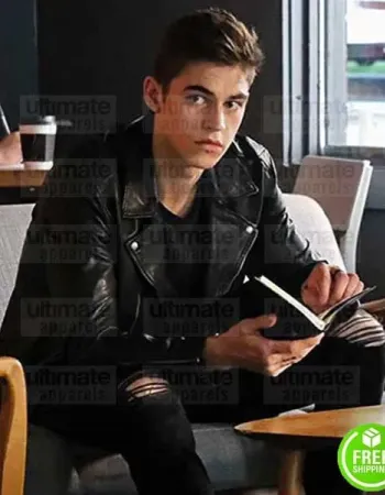 AFTER WE COLLIDED HERO FIENNES-TIFFIN (HARDIN SCOTT) BLACK LEATHER JACKET