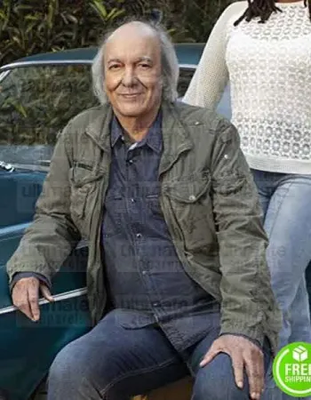 AIRPLANE MODE ERASMO CARLOS (GERMANO) GREEN COTTON JACKET