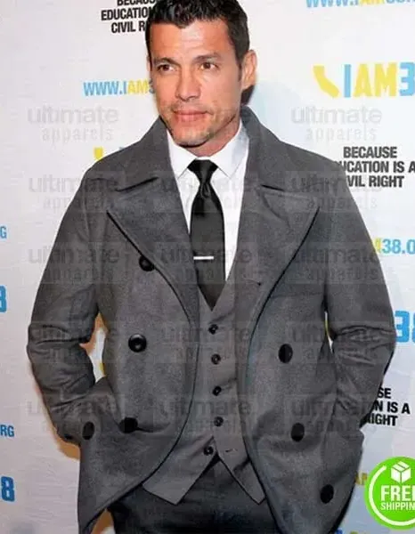 AL CORONEL GREY WOOL COAT AL CORONEL GREY WOOL COAT