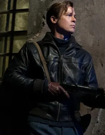 ALLIED BRAD PITT (MAX VATAN) BLACK JACKET