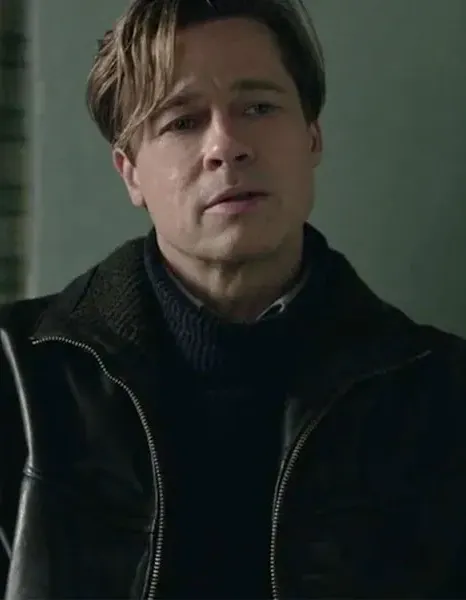 ALLIED BRAD PITT (MAX VATAN) BLACK JACKET ALLIED BRAD PITT (MAX VATAN) BLACK JACKET