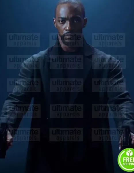 ALTERED CARBON SEASON 2 ANTHONY MACKIE (TAKESHI KOVACS) BLACK COAT ALTERED CARBON SEASON 2 ANTHONY MACKIE (TAKESHI KOVACS) BLACK COAT